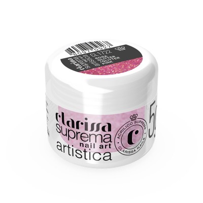 Polveri acriliche colorate che permettono di realizzare facilmente decori 3D e fantastici nail french - rosa glitter