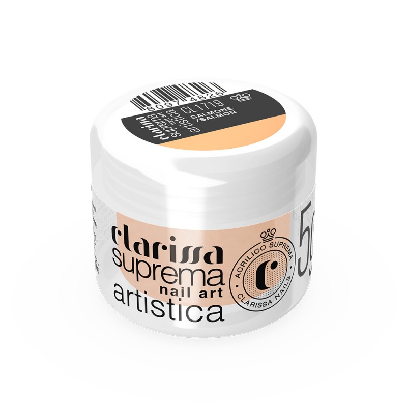 Polveri acriliche colorate che permettono di realizzare facilmente decori 3D e fantastici nail french - Salmone