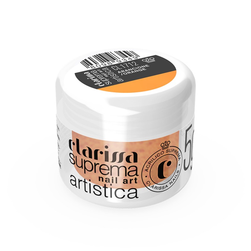 Polveri acriliche colorate che permettono di realizzare facilmente decori 3D e fantastici nail french - Arancione