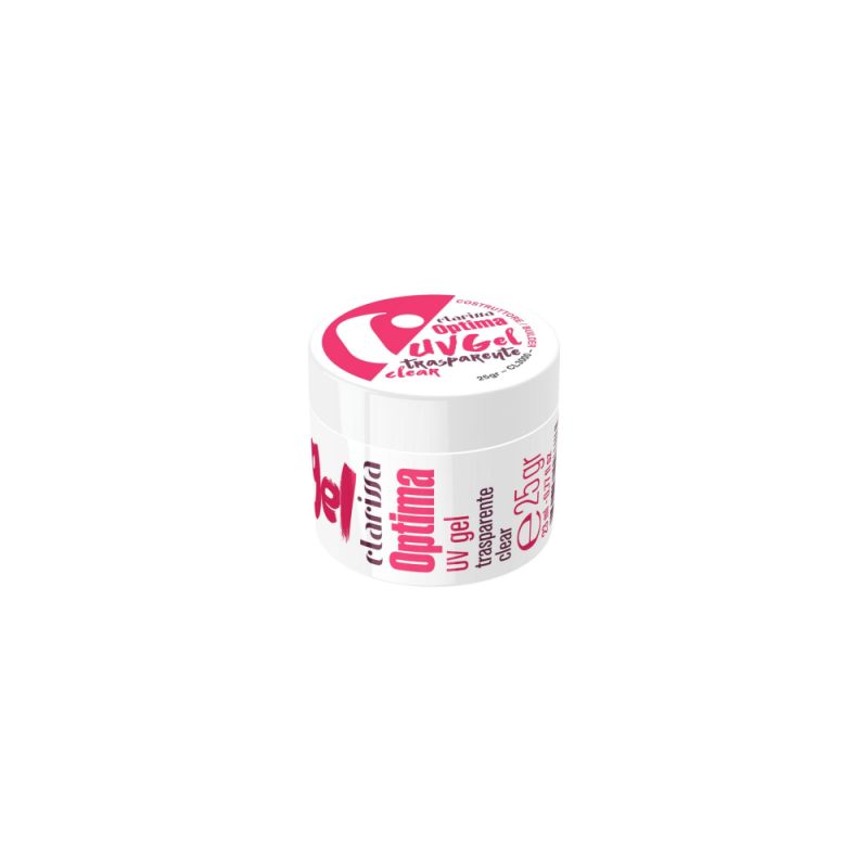 Clarissa Optima uv gel trifasico autolivellante trasparente da struttura cl 3000 - 25 gr