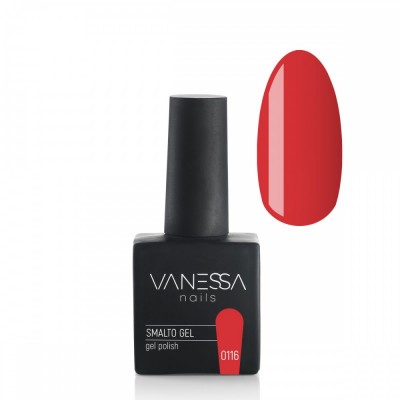 Vanessa Smalto Gel Semipermanente Rosso Laccato 8 ml n.116