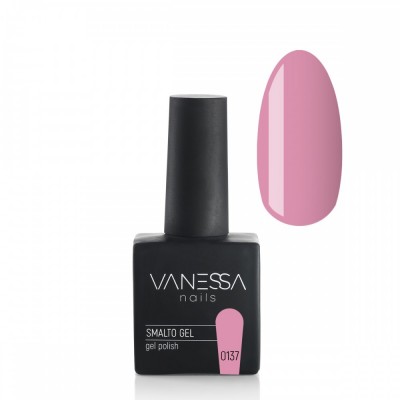 Vanessa Smalto Gel Semipermanente Rosa Intenso Laccato 8 ml n.137