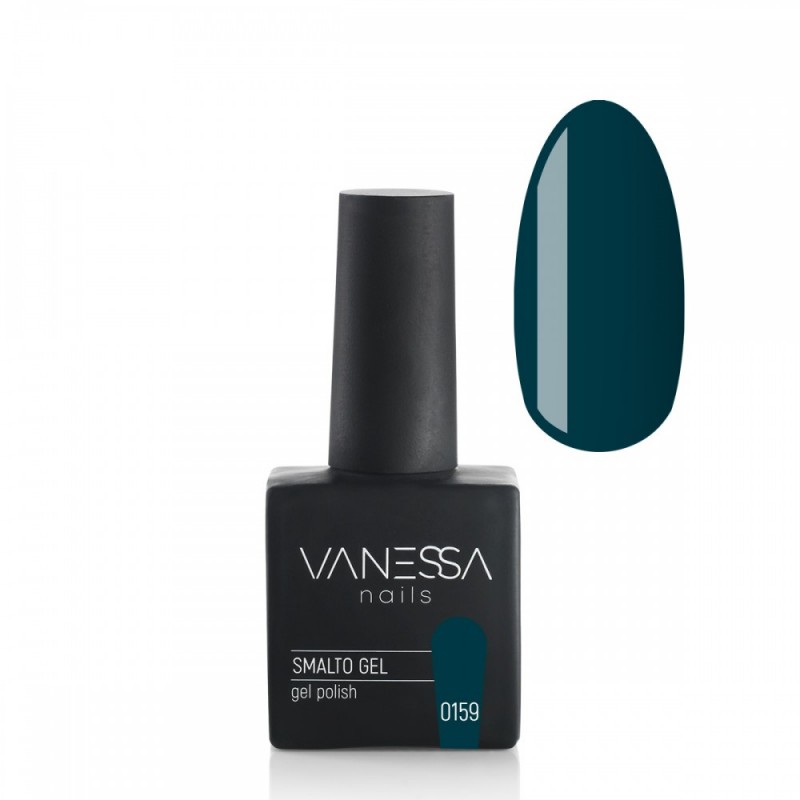 Vanessa Smalto Gel Semipermanente Blu Laccato 8 ml n.159