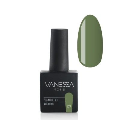 Vanessa Smalto Gel Semipermanente Verde Laccato 8 ml n.177