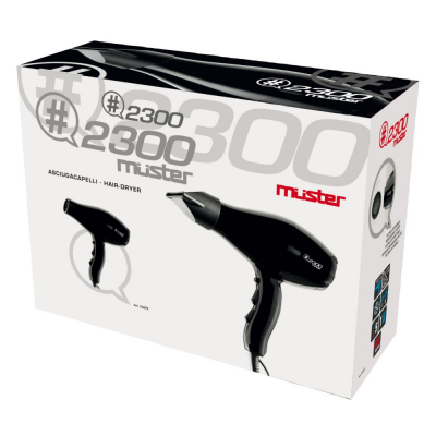 Phon compatto #2300. 2100 watt - colore nero