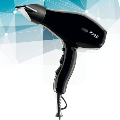 Phon compatto #2300. 2100 watt - colore nero