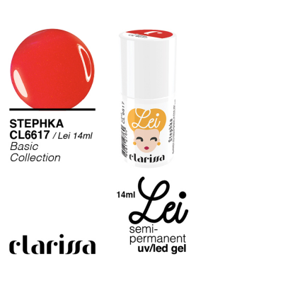 Clarissa lei smalto semipermanente uv e led cl 6617 Stephka - 14 ml