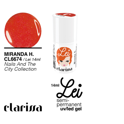 Clarissa Lei Miranda H. Smalto Semipermanente 14ml cl 6674 Nails And The City Collection