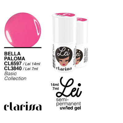 Clarissa Lei Bella Paloma Smalto Semipermanente 14ml cl 6597 Basic Collection