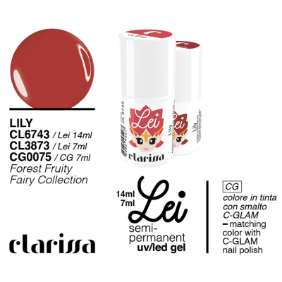 Clarissa Lei Lily Smalto Semipermanente 14ml cl 6743 Forest Fruity Fairy Collection