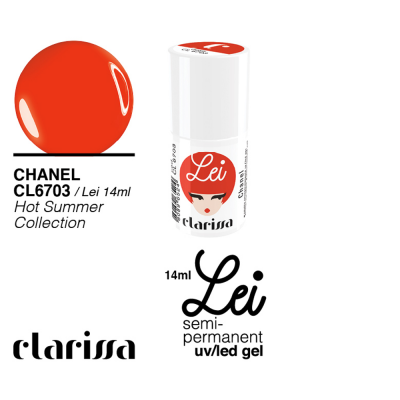 Clarissa Lei Chanel Smalto Semipermanente 14ml cl 6703 Hot Summer Collection