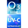 Muster O3 Sany UV-C Sanificatore Aria 120MQ
