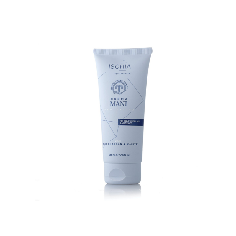 Ischia Crema Mani Protettiva con Olio di Argan & Karitè Effetto Barriera 100ml