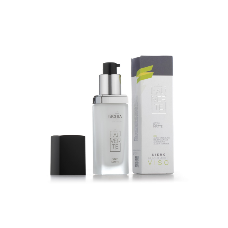 Ischia siero viso purificante Stay Matte per pelli grasse ed impure -  30 ml