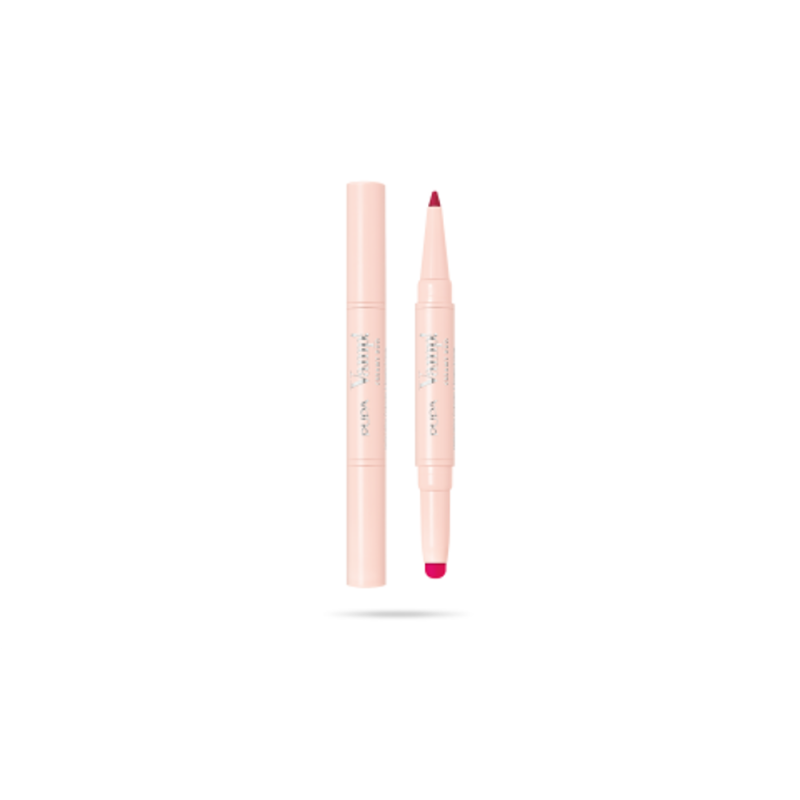 Matita Labbra Contouring & Rossetto Brillante n. 012- CHerry Red. LIPSTICK: 0,8 g - .028 oz LIP PENCIL: 0,2 g - .007 oz
