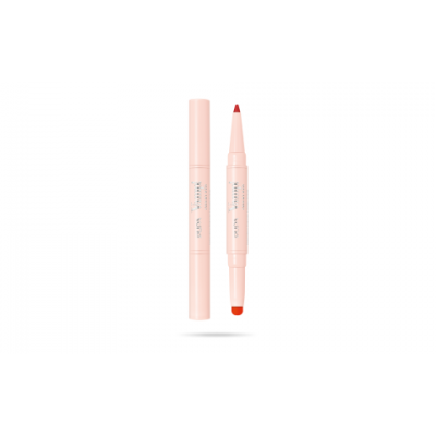 Matita Labbra Contouring & Rossetto Brillante. n. 011 - Orange Red.
LIPSTICK: 0,8 g - .028 oz LIP PENCIL: 0,2 g - .007 oz