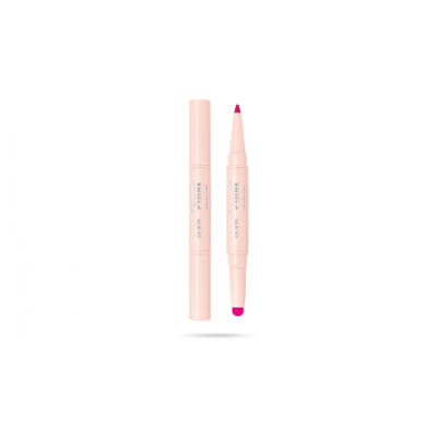 Matita Labbra Contouring & Rossetto Brillante. n. 009 - Flamingo Fuchsia. LIPSTICK: 0,8 g - .028 oz LIP PENCIL: 0,2 g - .007 oz