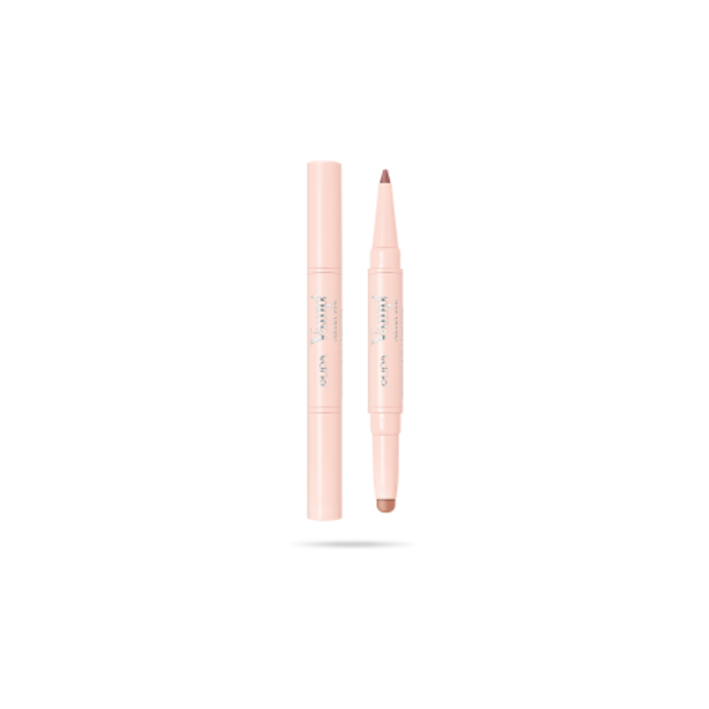 Matita Labbra Contouring & Rossetto Brillante. n. 005 - Deep Nude. LIPSTICK: 0,8 g - .028 oz LIP PENCIL: 0,2 g - .007 oz