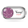 Colore puro, intenso, uniforme e facilmente sfumabile. N. 101 - Purple Crash. Gems.