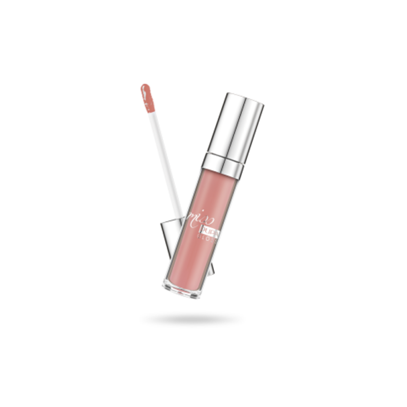 Gloss ultra brillante, effetto volume immediato. N. 201 - Tender Apricot. 5 ml.