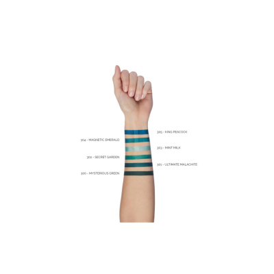 Matita waterproof 2 in 1: eyeliner e kajal. 0,35 g. N. 305 - King Peacock.