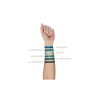 Matita waterproof 2 in 1: eyeliner e kajal. 0,35 g. N. 300 - Misterious Green.