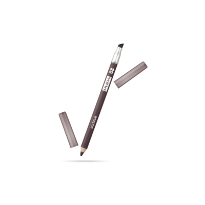 Matita occhi triplo uso: eyeliner, ombretto, kajal. 1,2 g. N. 08 - Basic Brun.