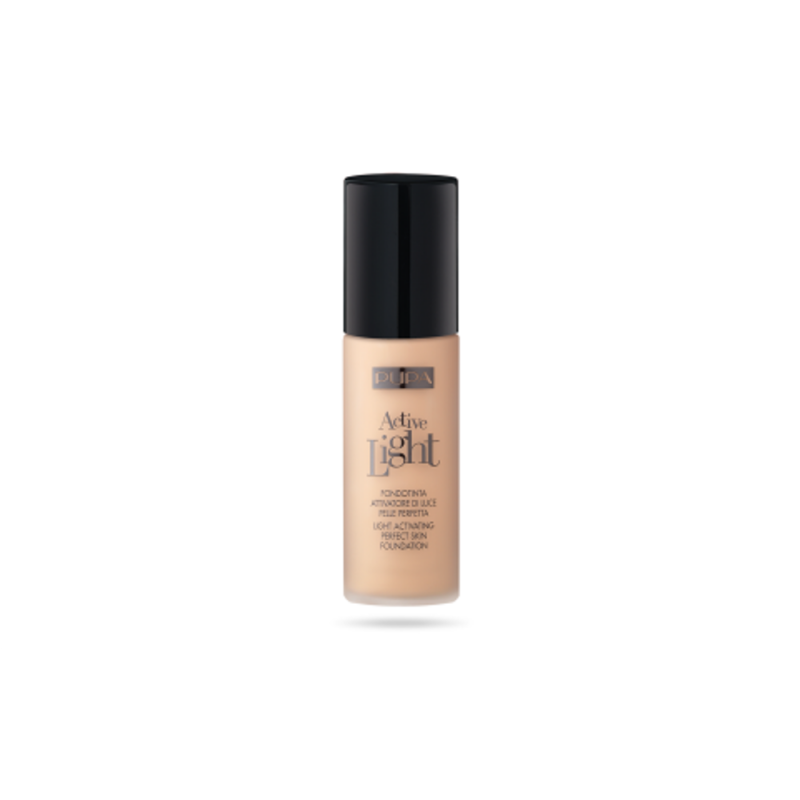 Fondotinta fluido attivatore di luce. Pelle perfetta e luminosa. 30 ml. N. 021 - Warm Beige