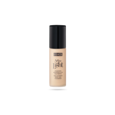 Fondotinta fluido attivatore di luce. Pelle perfetta e luminosa. 30 ml. N. 011 - Light Beige