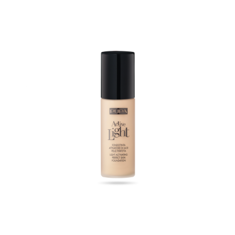 Fondotinta fluido attivatore di luce. Pelle perfetta e luminosa. 30 ml. N. 011 - Light Beige