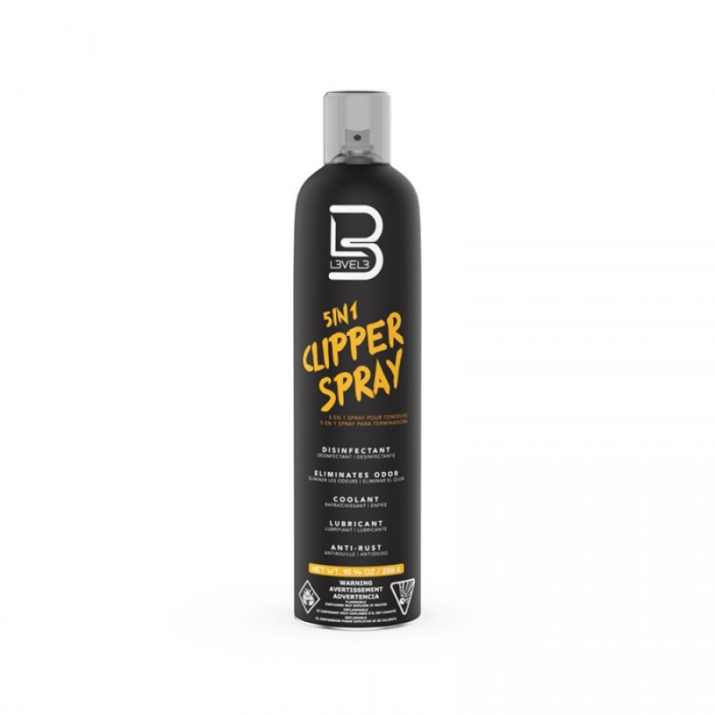 Level 3 Clipper Spray Manutenzione Tagliacapelli 5 in 1-300ml