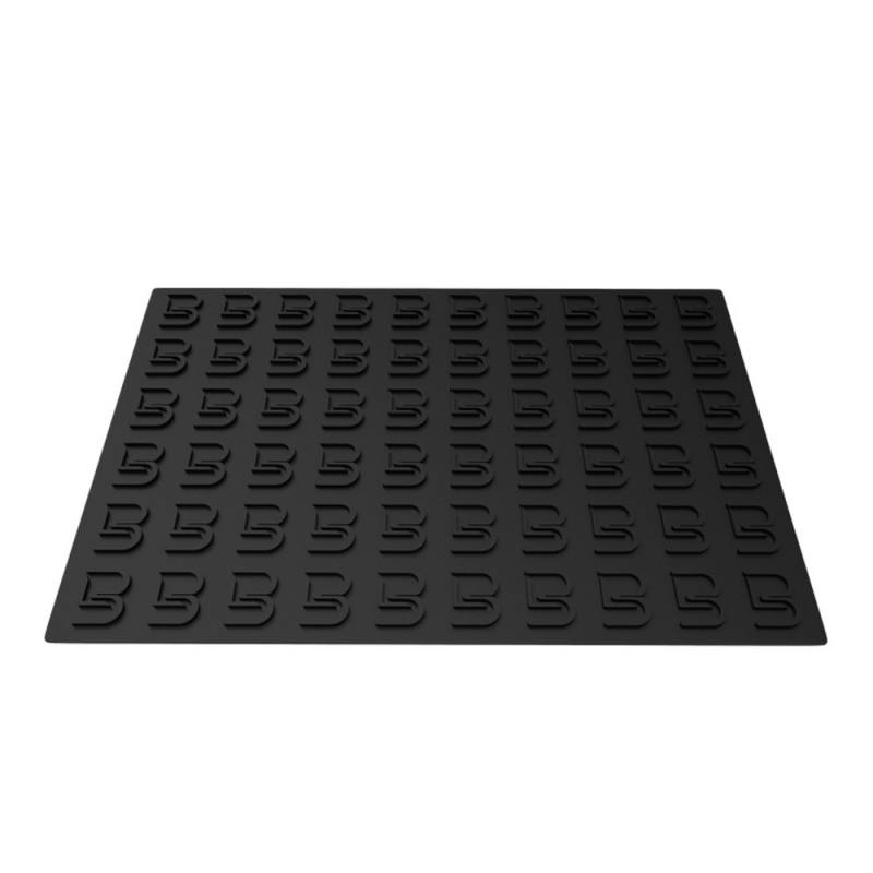 Tappetino in silicone nero