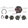 Silicon ink cup contenitore per pigmenti