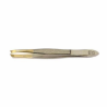 Wal pinzette nichelate satinate punta oro cod.7333/S