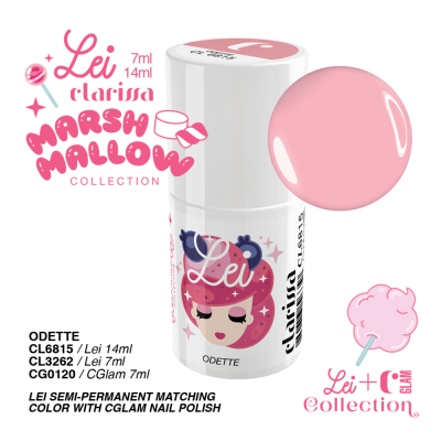 smalto effetto gel. n. 120 - odette - marshmallow collection