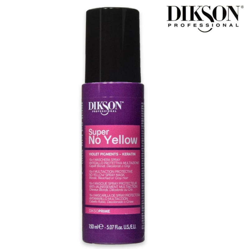 Dikson Prime super no yellow maschera 10 + 1 spray antigiallo protettiva multiazione - 150 ml