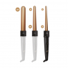 Melcap wave gold style ferro arricciacapelli con 3 coni intercambiabili