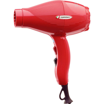 Asciugacapelli professionale E - tc light compatto e leggero con turbo compressore - colore rosso Marrakech
