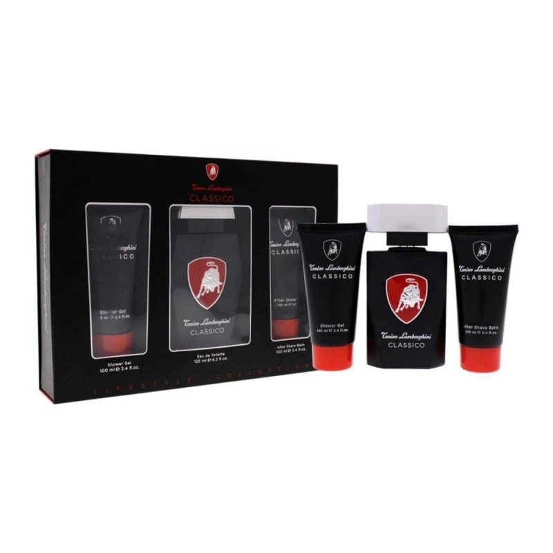 Tonino Lamborghini Classico cofanetto regalo eau de toilette 125 ml, shower gel 100 ml e dopobarba 100 ml