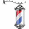 Barber Pole - palo da barbiere luminoso da parete con staffa