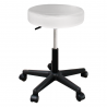 Sgabello girevole Melcap Report con ruote antiscivolo - colore bianco