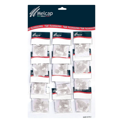 Melcap nail tip french trasparente - 12 pezzi