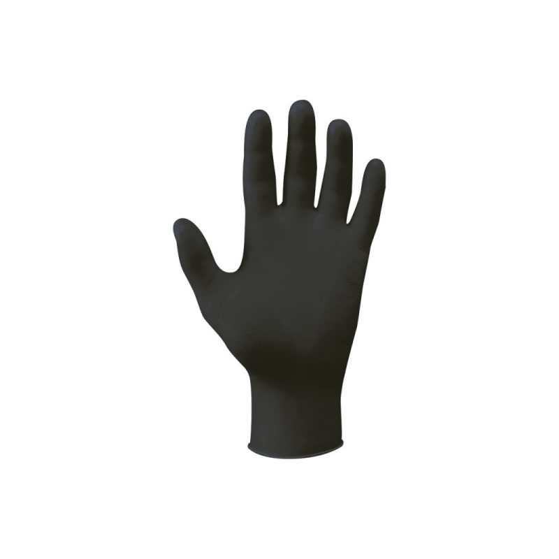 Guanti in nitrile neri, taglia S - 100 pezzi
