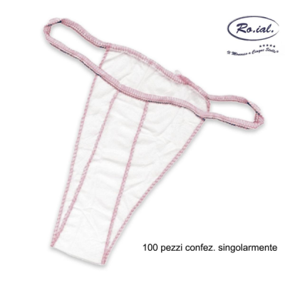 Roial tanga donna monouso - confezione da 100 pezzi