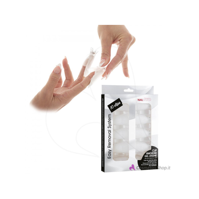 Xanitalia clip rimozione gel unghie - 10 pezzi
