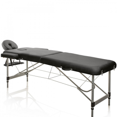 Xanitalia lettino massaggio pieghevole in alluminio portatile - colore nero