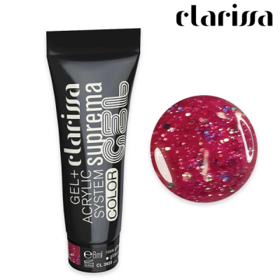 Clarissa Suprema gel rosa glitterato Cl 3923 - 8 ml