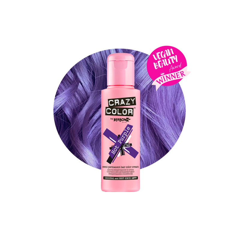 Crazy Color crema colorante semipermanente n. 62 Hot Purple - 100 ml