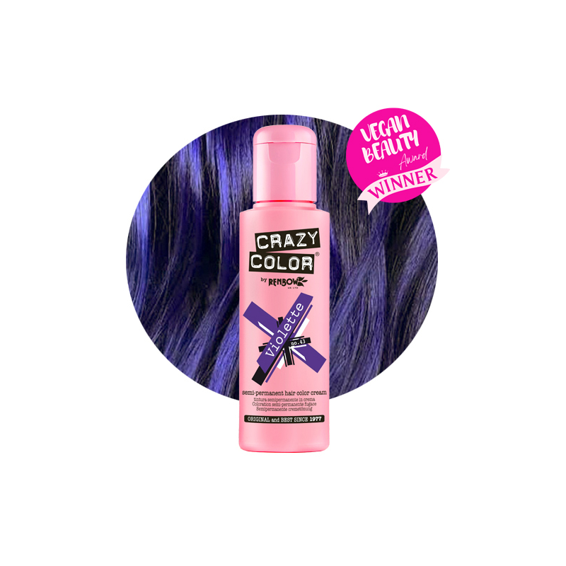 Crazy Color crema colorante semipermanente n. 43 Viola - 100 ml
