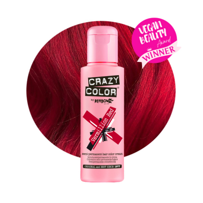Crazy Color crema colorante semipermanente n. 40 rosso vermiglio - 100 ml